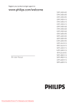 Philips 42PFL5405 Tv User Guide Manual Operating Instructions Pdf