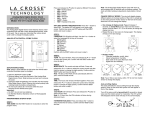 Manual - La Crosse Technology