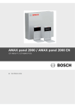 AMAX panel 2000 / AMAX panel 2000 EN