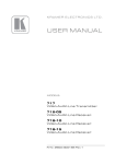 USER MANUAL - Kramer Electronics