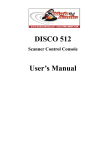 DISCO 512 User`s Manual