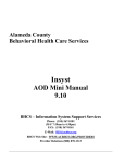 AOD - Alameda County Behavioral Health