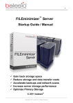 FILEminimizer Server User Manual