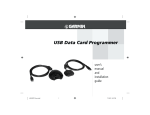 User`s manual addendum for the USB programmer