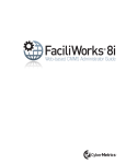 FaciliWorks 8i Web-based CMMS Administrator Guide