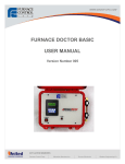 FURNACE DOCTOR BASIC USER MANUAL