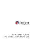 User Manual - Pro-Ject Audio Systems