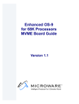 Enhanced OS-9 for 68K Processors MVME Board Guide