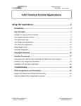 VAV Terminal Control Applications Application Note