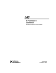 DAQ NI PCI-6110/6111 User Manual