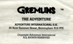 gremlins-manual - Museum of Computer Adventure Game History
