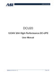 12/24V 20A High Performance DC-UPS - Asi