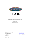 Flair User Manual - Mark Roberts Motion Control