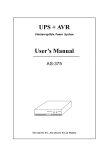 AS-375 User`s Manual - BEAM TECH ELECTRONICS