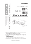 TU-2 Take Up User Manual