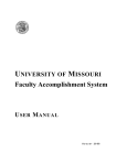 Faculty Accomplishment System