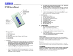 DP- 600 User`s Manual