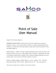 Point of Sale User Manual