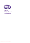 BenQ AE120 Digital Camera User Manual pdf