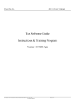 Tax Software Training Program Fall 2013_ver 11_19_13