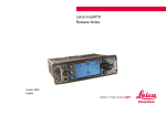 Leica mojoRTK - Public release notes v2698