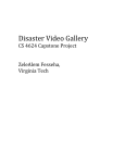 Disaster Video Gallery - VTechWorks
