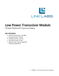 Low Power Transceiver Module