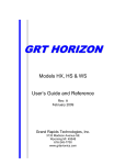 Horizon HX User Manual - Grand Rapids Technologies