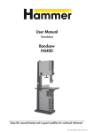 User Manual Bandsaw N4400