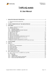 TASPLAQ module B. User Manual