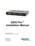DIDO Installation Manual - Aurora Multimedia Corp.