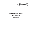 User Instructions for Model FFU00