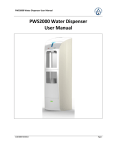 PWS2000 Water Dispenser User Manual