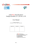 LITEMAX DLF/DLH2415 Sunlight Readable 24” LED B/L LCD User