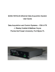 EDAS-1001E-2A Ethernet Data Acquisition System User Guide Data