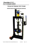 FSU2A150 TENSION TEST STAND