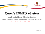 Queen`s ROMEO e-System