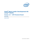 Intel® Boot Loader Development Kit V2.0