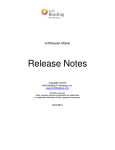 Release Notes