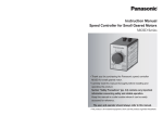 Instruction Manual Speed Controller for Small Geared