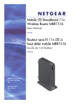 4G LTE NETGEAR MBR1516 Turbo Hub user guide