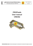 CRD absolute encoder with PROFIsafe interface