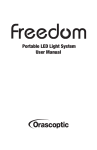 Portable LED Light System User Manual