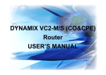 Dynamix VC2-MS User`s Manual