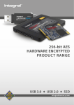 256-bit AES HARDWARE ENCRYPTED PRODUCT RANGE