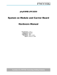phyCORE-LPC3250 Hardware Manual