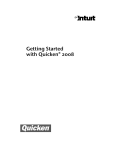Getting Started with Quicken 2008