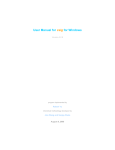 User Manual for csig for Windows