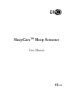User Manual for SleepCare