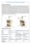 R9D-100 ELECTRICAL METAL MELTING KILN USER MANUAL